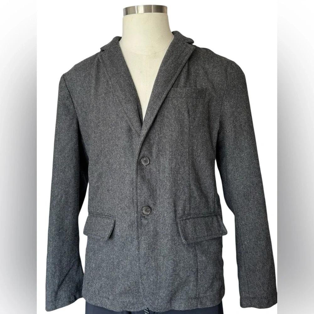 Tweed Wool-Blend Blazer for Men in L
